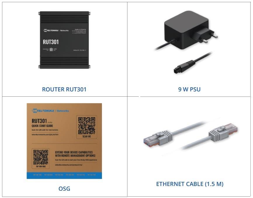 Teltonika RUT301 Industrial Ethernet Router