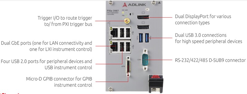 ADLINK Technology PXIE-39X Express Embedded Controller