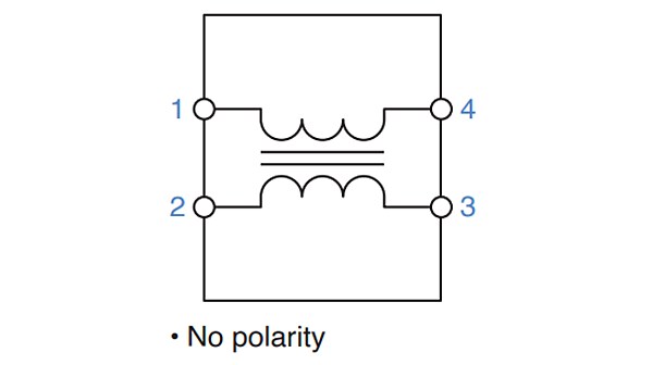 Application Circuit Diagram - TDK TCM-U Thin Film Common Mode Filters