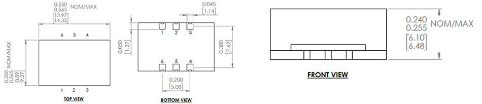 Chart - Abracon AB-x36C VCXO Oscillators