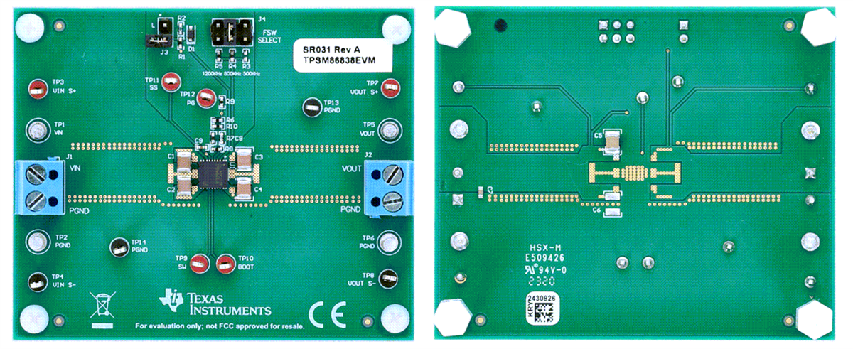 Texas Instruments TPSM86838EVM Evaluation Module