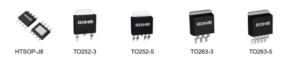 ROHM Semiconductor Nano Cap BD9xND-C Series LDO Regulators