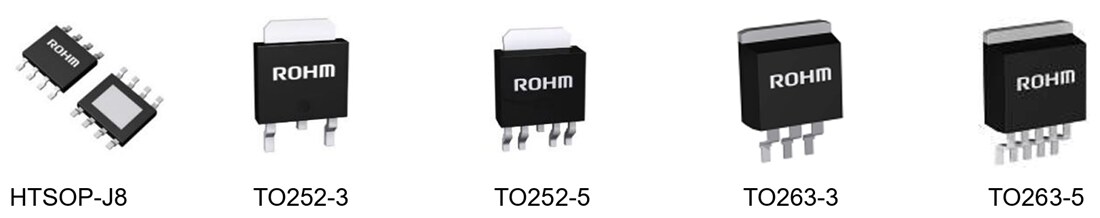 Mechanical Drawing - ROHM Semiconductor BD9xxN5-C 45V Automotive Nano Cap™ LDO Regulators