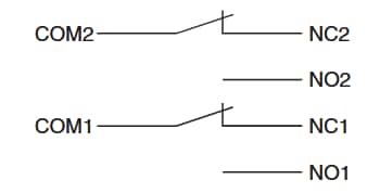 Schematic - Omron Industrial Automation DZ Special-Purpose Basic Switches