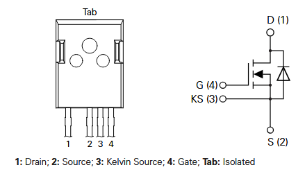 Mechanical Drawing - IXYS IXSJxN120R1K 1200V SiC Power MOSFETs
