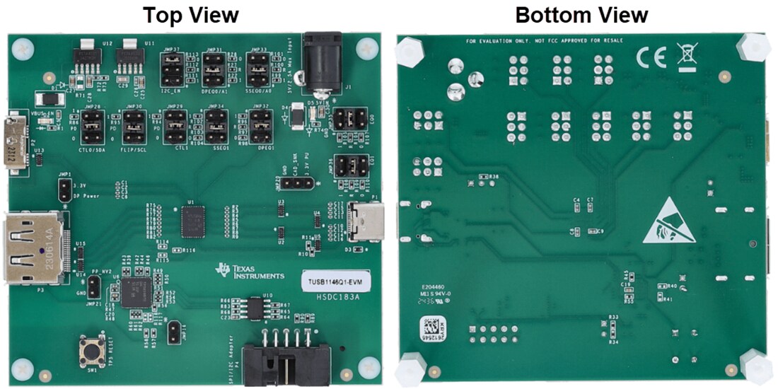 Location Circuit - Texas Instruments TUSB1146Q1-EVM Switch Evaluation Module