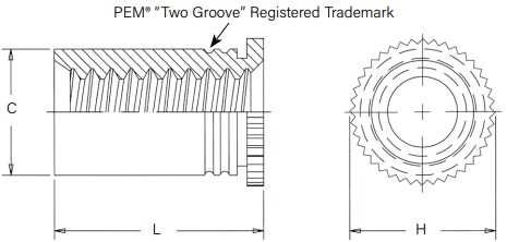 PEM DSO™/DSOS™ Threaded Standoffs