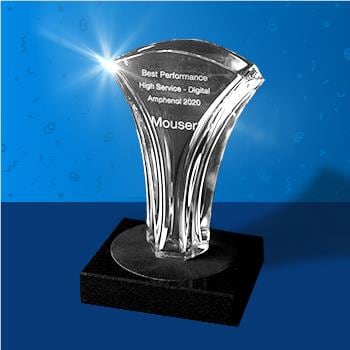 Mouser Electronics Honored with Third Consecutive High Service Digital Performance Award from Amphen
