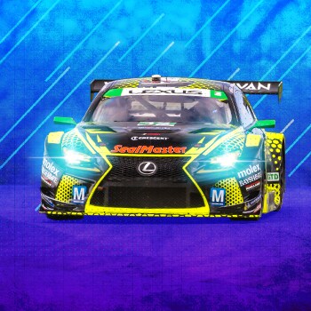 Mouser-Sponsored Vasser Sullivan Lexus Team Car