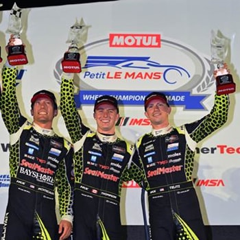 Mouser-Sponsored Vasser Sullivan Lexus Racing Team Celebrates a Podium Finish in Final IMSA Race of the Season