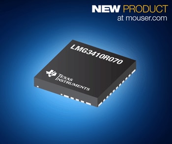 TI's LMG3410R070 GaN Power Stage, Now at Mouser, Supports High-Density Needs of Powerful New Electric Motors